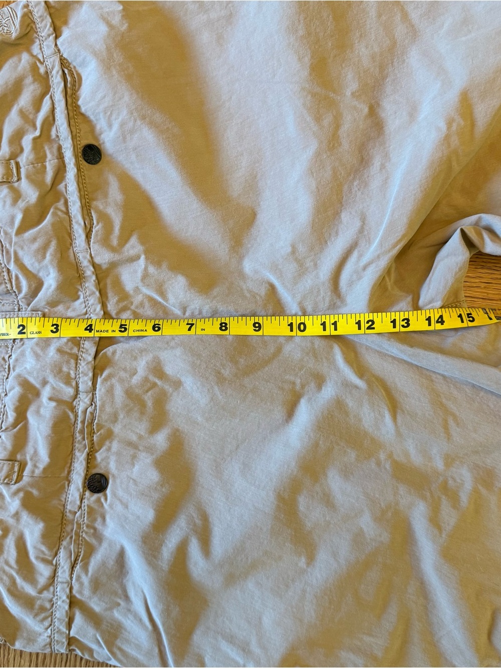 Men's Tan Timberland Five Pocket Convertible Cargo Pants to Shorts - Picture 9 of 16